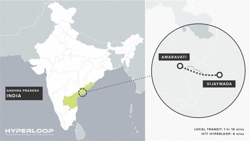 Hyperloop Transportation System between city centres of Vijaywada and Amaravati in Andhra Pradesh Hyperloop Transportation System between city centres of Vijaywada and Amaravati in Andhra Pradesh