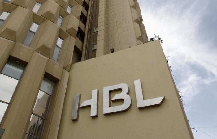 The Habib Bank Limited (HBL) logo is seen on the head office building in Karachi, Pakistan HBL