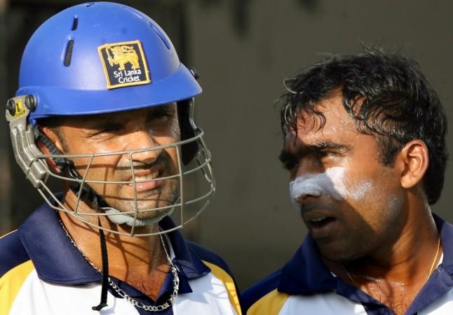 Atapattu with Mahela Jayawardene. Mahela Jayawardene