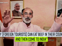 Eat beef in your own country, then visit India