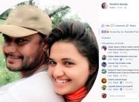 Pavithra Gowda with Darshan