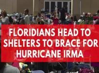 Floridians head to shelters to brace for Hurricane Irma