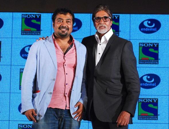 Anurag Kashyap with Amitabh Bachchan Anurag Kashyap with Amitabh Bachchan