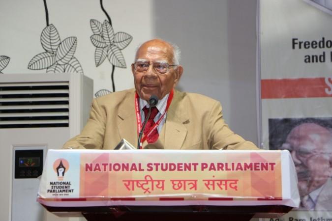 In picture: Ram Jethmalani. Ram Jethmalani