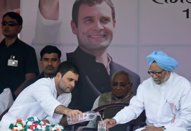 Rahul gandhi Manmohan Singh