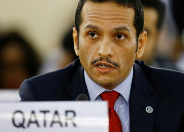 Qatar's foreign minister Sheikh Mohammed bin Abdulrahman al-Thani attends the 36th Session of the Human Rights Council at the United Nations in Geneva, Sheikh Mohammed bin Abdulrahman al-Thani