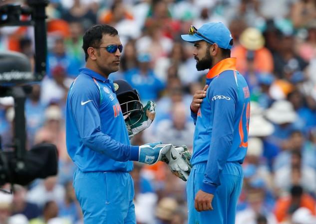Dhoni has been spotted helping out Kohli with decision-making on the field MS DHoni