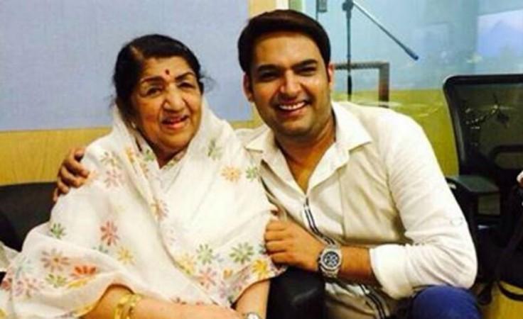 Kapil Sharma and Lata Mangeshkar Kapil Sharma and Lata Mangeshkar