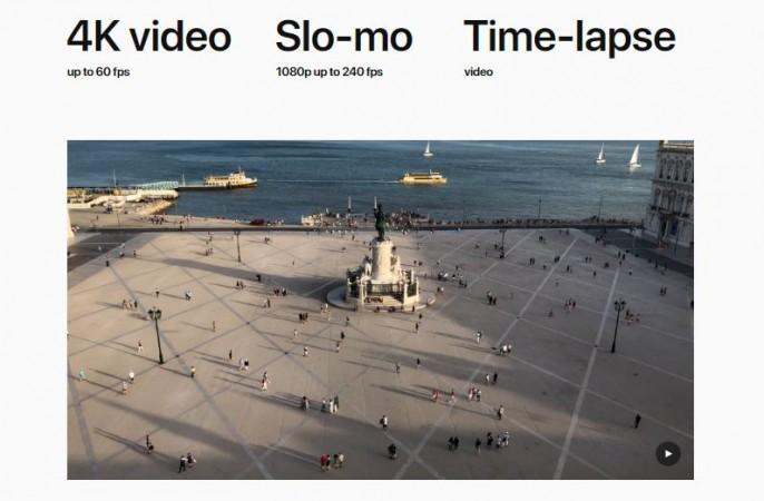 The iPhone X can record 4K videos at 60 fps. iPhone X 4K videos