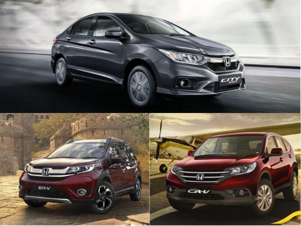 Honda City, CR-V and BR-V Honda Cars
