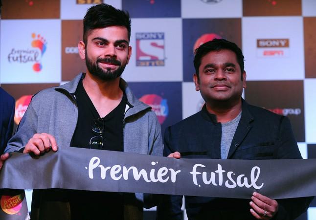 Kohli had even lent his voice for the anthem of Premier Futsal League composed by AR Rahman Virat Kohli