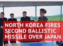 North Korea fires second ballistic missile over Japan making Tokyos hackles rise
