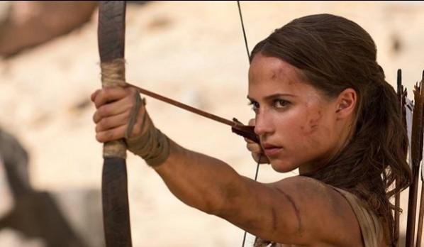Alicia Vikander as Lara Croft in the upcoming 'Tomb Raider' movie Alicia Vikander as Lara Croft in the upcoming 'Tomb Raider' movie