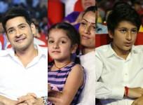 Mahesh Babu's wife and kids at Spyder pre-release event