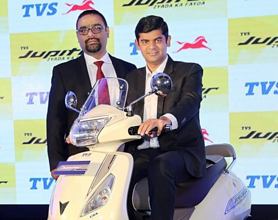 Aniruddha Haldar, Vice President - Marketing & Corporate Brand with Badri Narayan, Regional Sales Manager – TVS Motor Company TVS Motors
