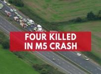At least four people killed in M5 lorry crash