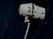 Space X cargo capsule returns home
