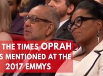Emmys 2017: All the times Oprah was mentioned for sitting in front row