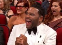 Emmys 2017: Watch Anthony Anderson crack up during Stephen Colberts Bill Maher nominee joke