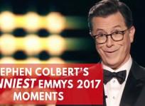 Stephen Colberts funniest moments at the 2017 Emmys