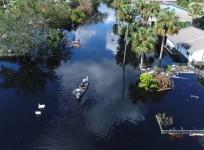 Drone footage highlights the scale of flooding in Florida
