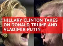 Hillary Clinton on Trump and Putin: I ran against both of them