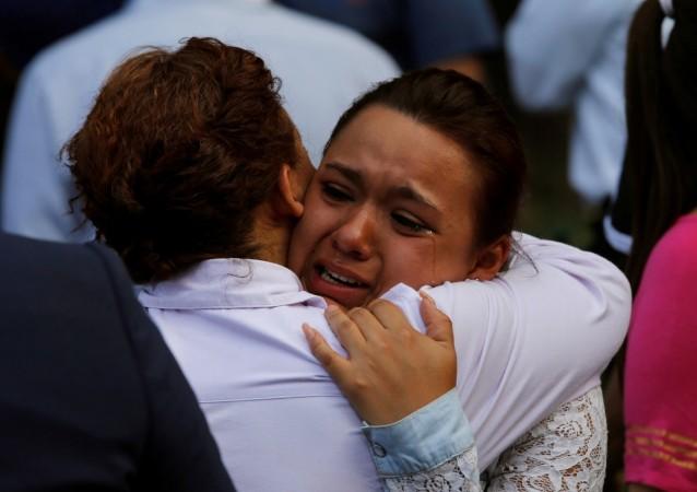 Devastated Mexico citizens. Mexico earthquake