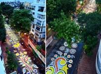 Rangoli, Mahalaya, Durga Puja
