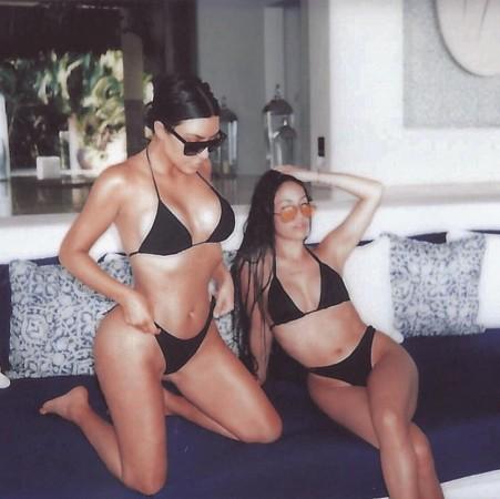 Kim Kardashian Wears String Thong Bikini at Beach: Pics