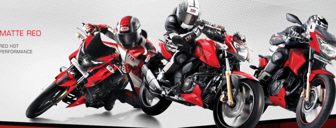 Tvs Apache Rtr Series In New Matte Red Colour Prices Updates And More Ibtimes India