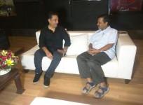 Kamal Haasan and Arvind Kejriwal