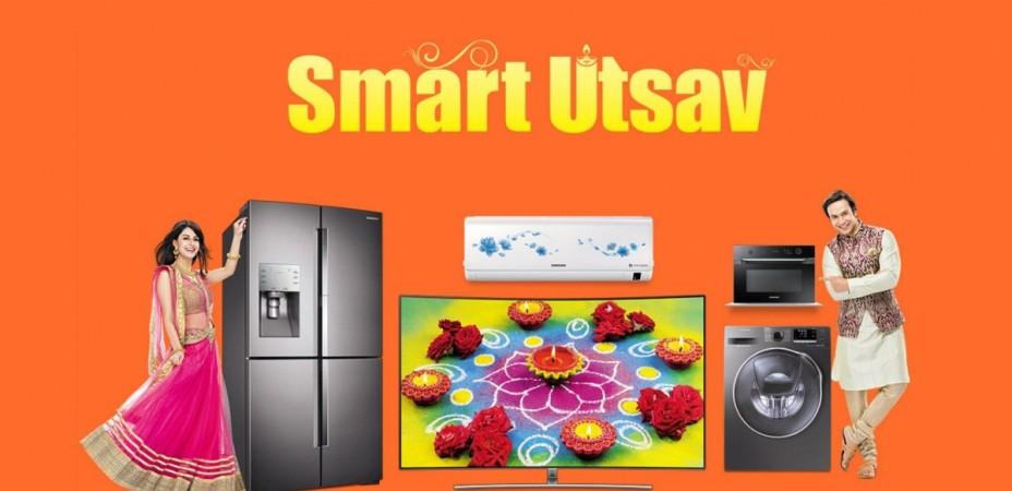 Samsung's 'Smart Utsav' Offers for Indian consumers on LED Smart TVs, ACs, microwave ovens, Samsung, Smart Utsav, best offers on Samsung TVs, Washing machines, AC, microwave ovens