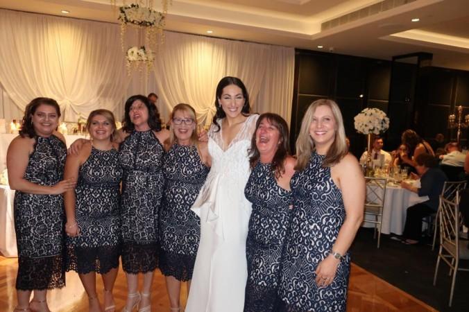 What a coincidence: 6 guests wear same dress for a wedding in Sydney bridemaid, same dress
