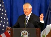Rex Tillerson says no yelling involved in Iran deal meeting