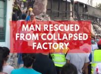 Man rescued after Mexico City factory collapse during earthquake