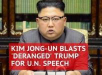 Kim Jong-un vows to make mentally deranged Trump pay dearly for UN speech