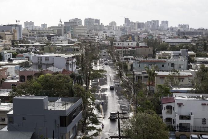 San Juan is seen the day after Hurricane Maria made landfall on Puerto Rico Hurricane Maria