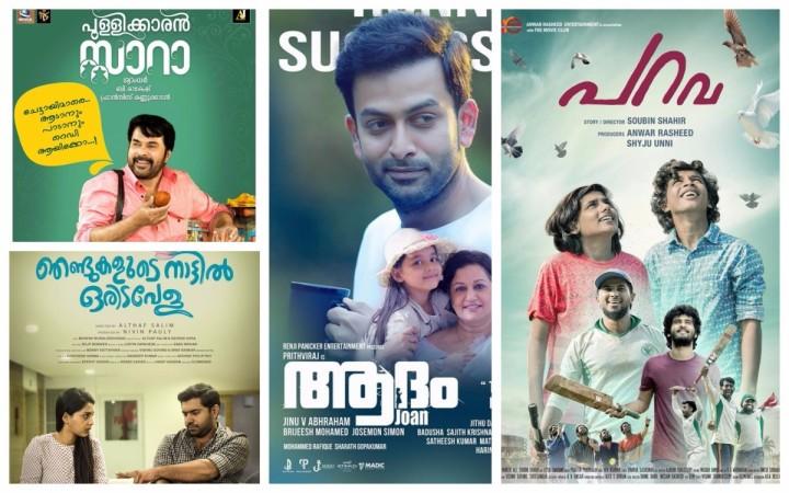 Check box office collections of Malayalam movies at Kochi multiplexes. kerala box office, Pullikkaran Staraa, adam Joan, Parava