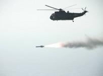 Pakistan Sea King helicopter in the northern Arabian Sea