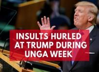 Insults hurled at Trump during United Nations General Assembly