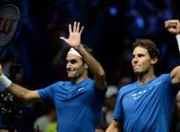 Roger Federer and Rafael Nadal