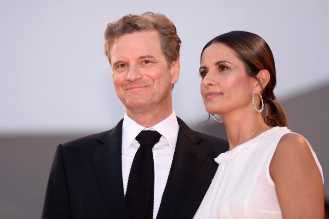 Colin Firth and wife, Livia Giuggioli at Italy Cinema Festival, Venice. Colin firth and wife
