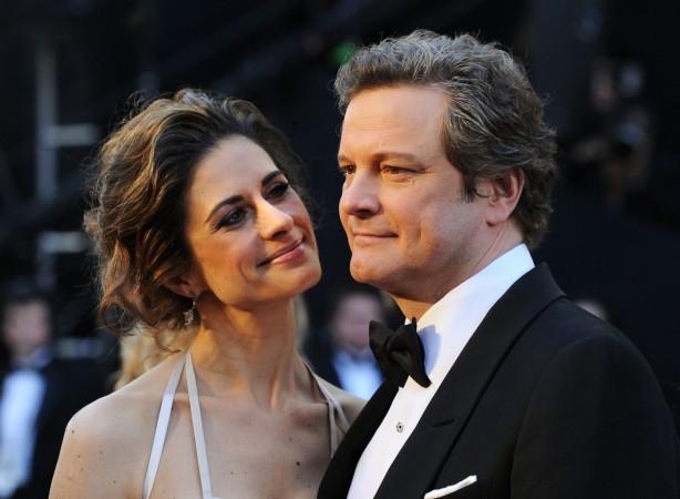 Livia Giuggioli and Colin Firth at the 83rd Annual Academy Awards. Colin and wife