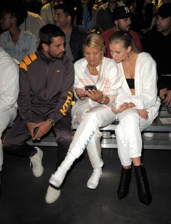 Scott Disick and Sofia Richie at New York Fashion Week, 2017. Scott and Sophia