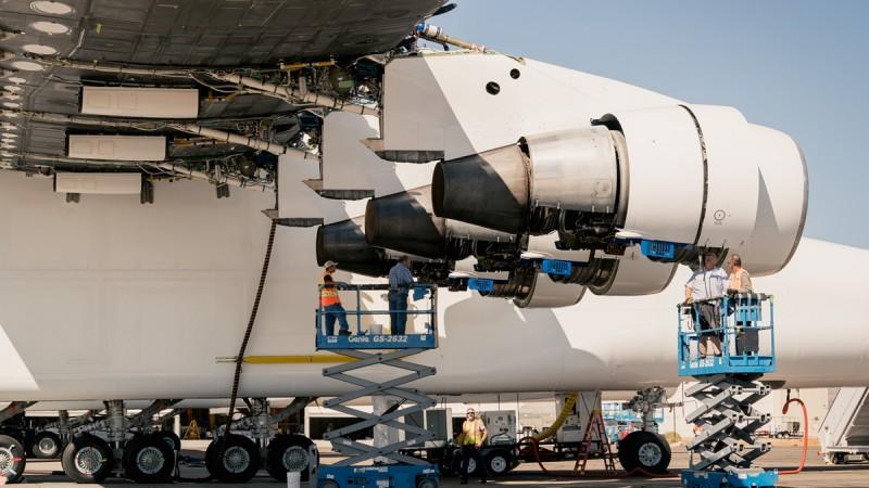 Stratolaunch aircraft as seen on its official website Stratolaunch aircraft as seen on its official website