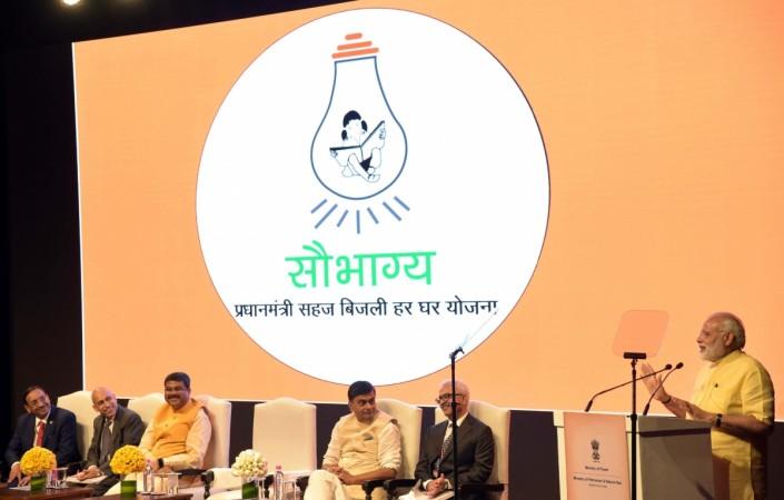 The Prime Minister, Shri Narendra Modi addressing at the launch of the Pradhan Mantri Saubhagya Yojana, at Deendayal Urja Bhawan, in New Delhi on September 25, 2017. Narendra Modi