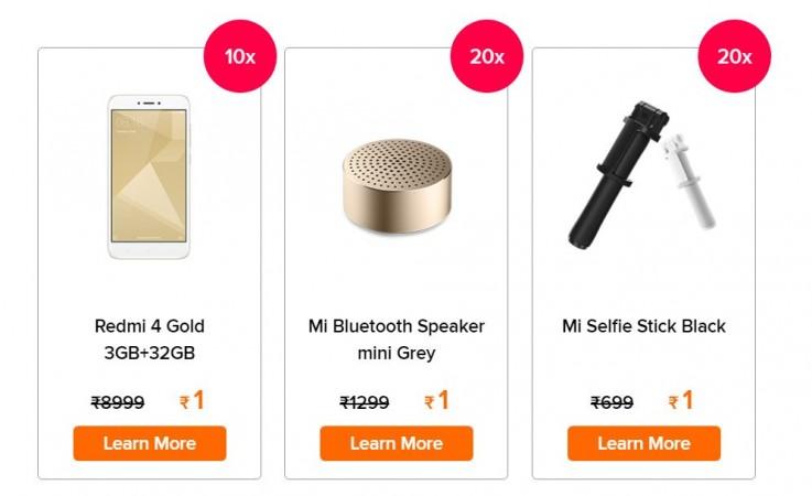 Xiaomi Diwali with Mi Sale: Tips and tricks on how to win Redmi Note 4, Redmi 4 for Re.1 and more Xiaomi, Diwali with Mi, tips and tricks, price, best offer, Redmi Note 4, Redmi 4, Mi Band HRX edition