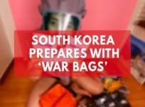South Korea war bag survival kit videos go viral