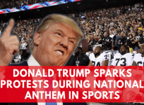 Donald Trump sparks protests during National Anthem in sports