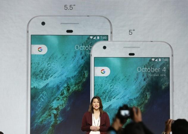 Sabrina Ellis, Director of Product Management at Google, speaks about the new Pixel phone during the presentation of new Google hardware in San Francisco, California, U.S. October 4, 2016. Google Pixel